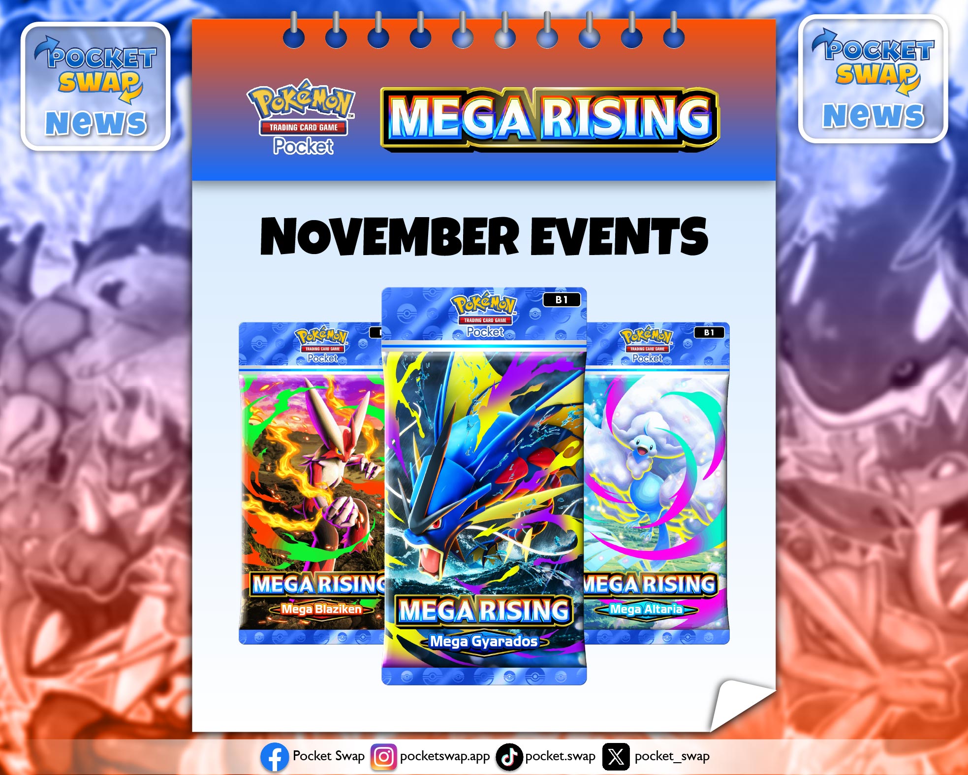 🎉 Pokémon TCG Pocket: All November 2025 Events – Mega Rising, Wonder Picks, and Mega Pidgeot EX!
