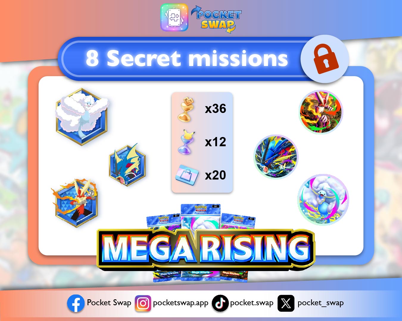 Pokémon TCG Pocket: All Secret Missions in the Mega Rising Set (B1) + How to Complete Them